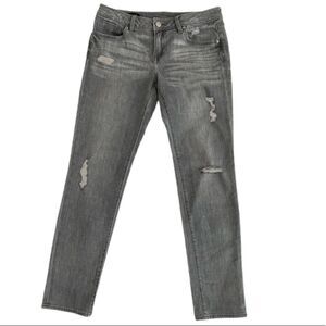 TAGS Distressed Washed Black Jeans